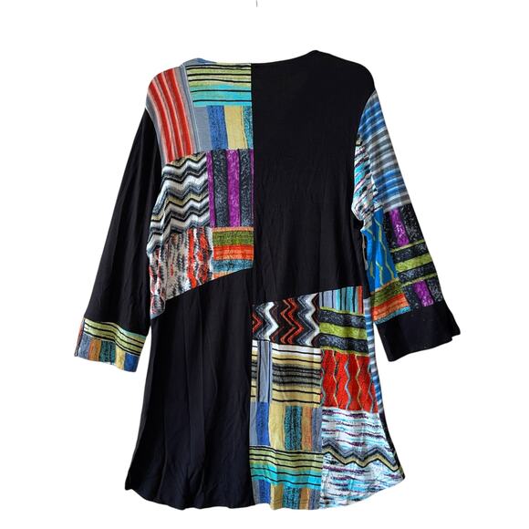 Parsley & Sage Tunic Top ArtsyLagenlook Patchwork - Picture 6 of 8